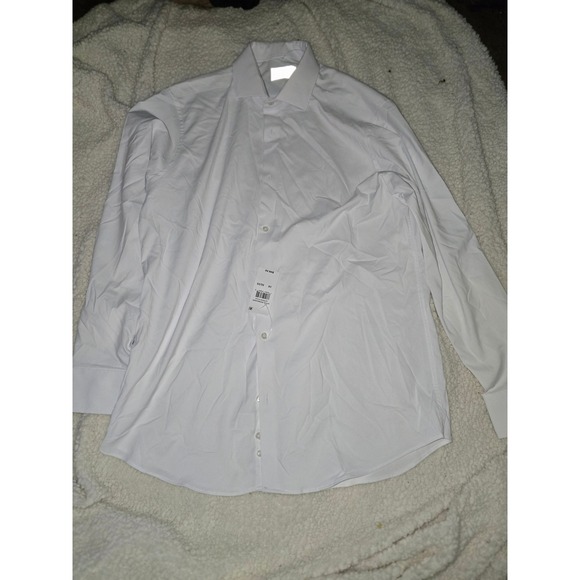 Dress Shirt Long Sleeve Button Down‎ Collared Career Wear Top - Picture 1 of 9
